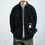 Korean Jacket Waffle Plaid Corduroy