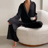 Korean Sleepwear Oversized Satin Silk