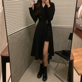 Korean Dress Classy With Slit