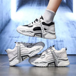 Korean Shoes Reflective Platform Sneakers