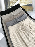 Korean Pants Knitted Drawstring