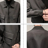 Korean Jackets Black Autumn