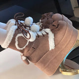 Sweet Bow Lolita Snow Boots