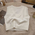 V-Neck Knitted Sweater