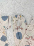 Korean Pajamas 3 pcs Printed Kawaii Clothes