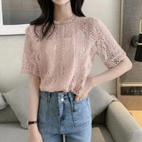 Korean Shirt Casual Lace