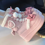 Sweet Bow Lolita Snow Boots