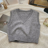 V-Neck Knitted Sweater