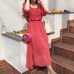 Korean Dress Blumiger Stil