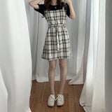 Korean Dress Kariert