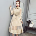 Korean Dress Vintage für den Winter