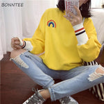 Korean Hoodie Regenbogen