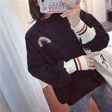 Korean Hoodie Regenbogen