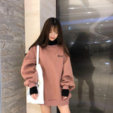 Korean Hoodie Übergroßes Mädchen