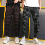 Korean Pants Doppelter Raster