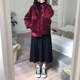 Korean Skirt Herbst Lang