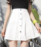 Korean Skirt Studentischer Stil