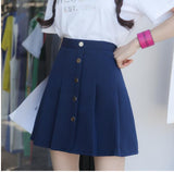 Korean Skirt Studentischer Stil