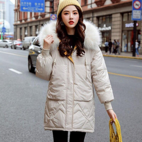 Koreanischer Mantel Pelz XL