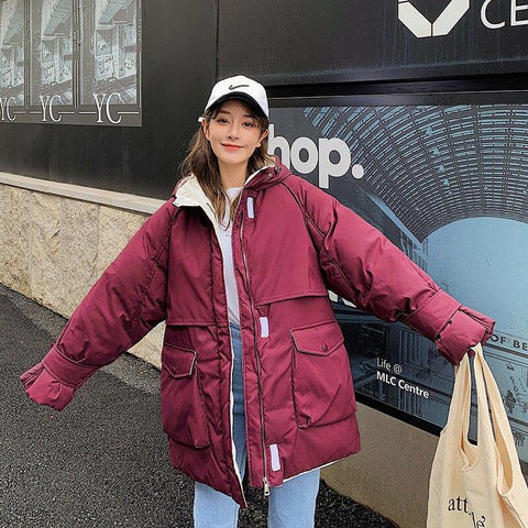 Koreanischer Mantel Winter für Frauen