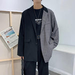Koreanischer Mantel Zweifarbiger Anzug