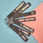 Koreanischer Red Velvet Nylon Schlüsselanhänger