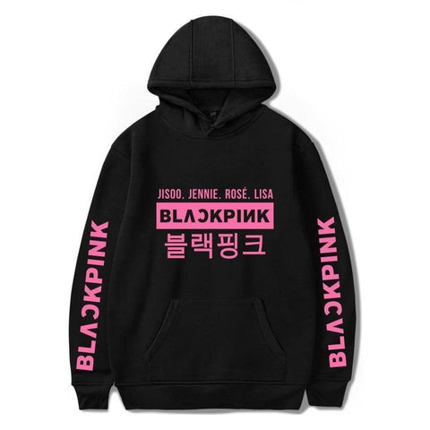 Koreanisches Blackpink Rundhals-Sweatshirt