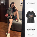 Koreanisches Blackpink-T-Shirt Jennie Paris