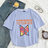 Permission to Dance Buntes T Shirt